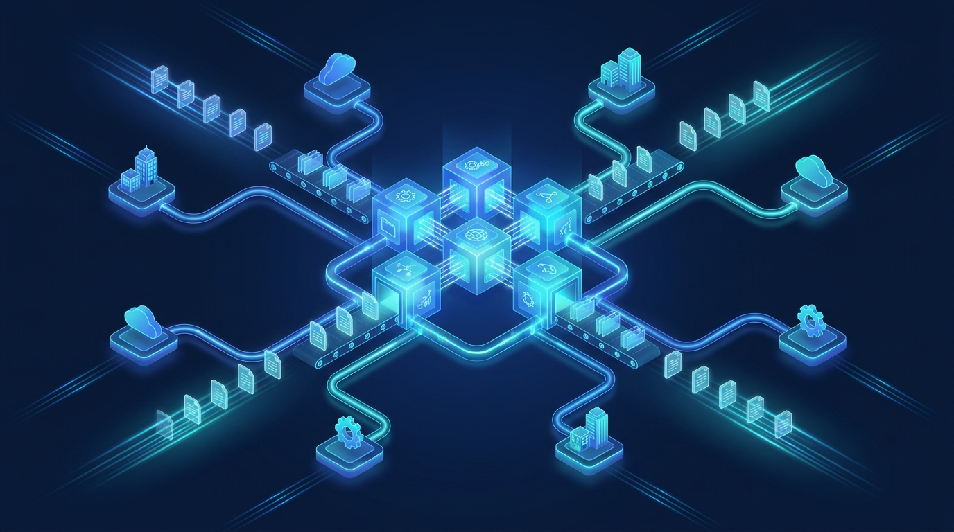 Shared services: a hub connecting many document streams