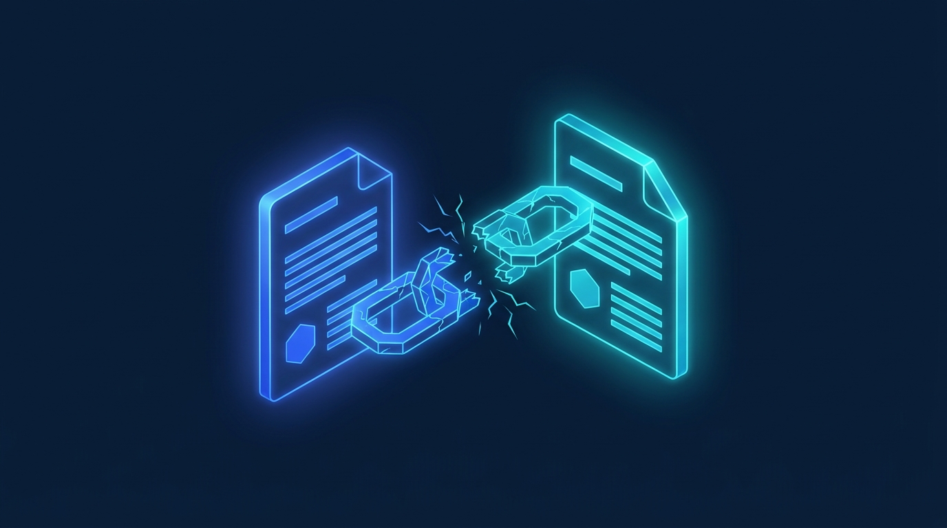 Two shipment documents that fail to reconcile
